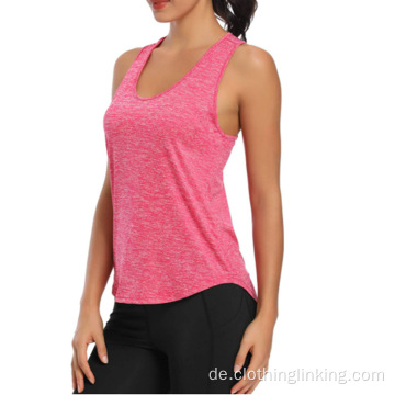 Workout Open Back T-Shirts für Frauen